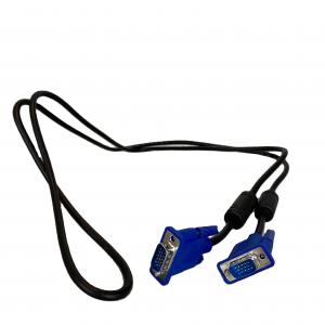 Quality Male To Male 15 Pin VGA Audio Cable HD Computer Monitor VGA Cable 1.5m Length wholesale