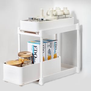 Convenient And Practical Pull Out Multifunction Kitchen Organizer 1kg Quantity 2 Containers