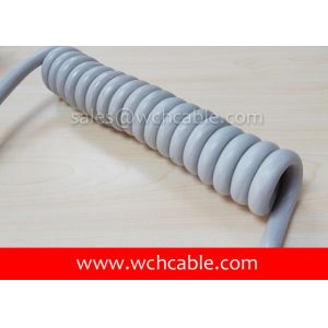 Quality UL20671 Abrasion Resistant Polyurethane Spring Cable wholesale