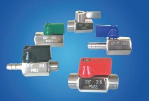 China Stainless Steel Mini Ball Valve Series For Fluid Industry on sale