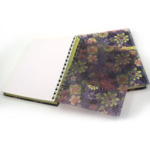 Frosted Spiral Notebook Printing Plastic Cover Bound Diray Custom 65C