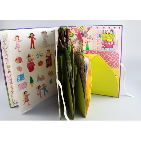 Silver Hot Foil Stamp Children Pop Up Books CPPB10 For 1 Year Old Kids