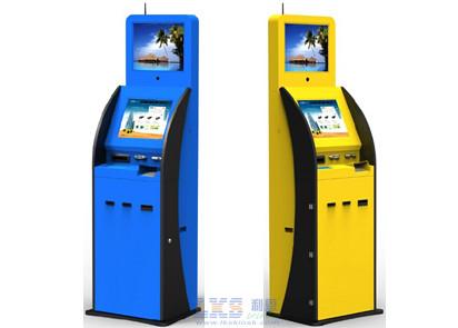 Cheap Indoor Dual Display Self Service Payment Kiosk Interactive With POS Terminal for sale