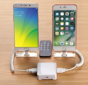 Quality COMER 2 port anti-theft sensor alarm locking system with charge for IPAD, cell phone tablet wholesale