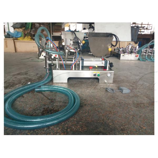 40w Power Juice Filling Machine , Semi Auto Filling Machine For Liquid