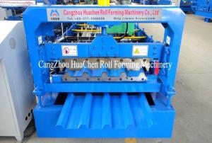 China Standard 686mm IBR Roofing Sheet Roll Forming Machine With PLC Control System on sale