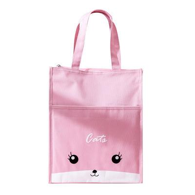 Cheap Custom Design Cartoon Review Bag Student Cloth Art Portable Study Bag Student Tutorial Bag Random Pattern for sale