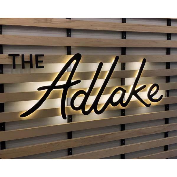 Customized Acrylic Logo New LED Light Box Creative Luminous Character 3D LED Sign