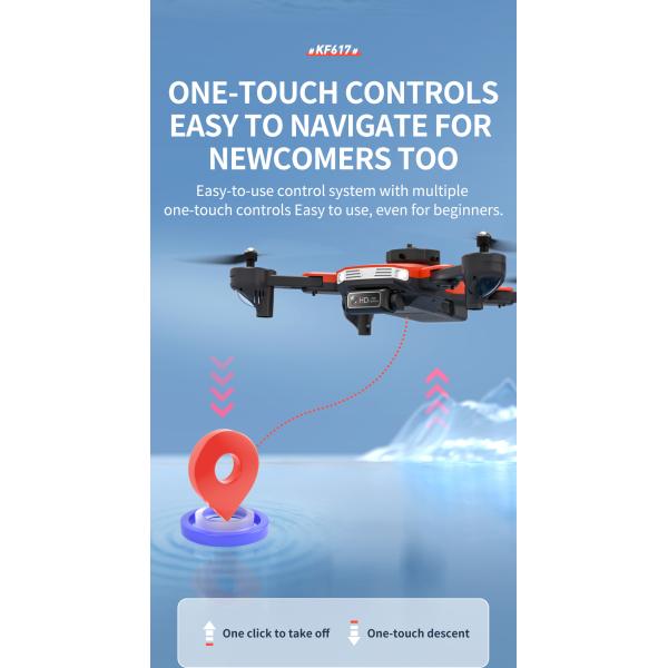 4K Dual Camera Mini Rc Drone WIFI FPV 2.4ghz Foldable Outdoor Rc Helicopter