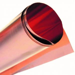 Quality 0.15mm Wrought Copper Foil Sheet High Precision Rolled 600mm wholesale