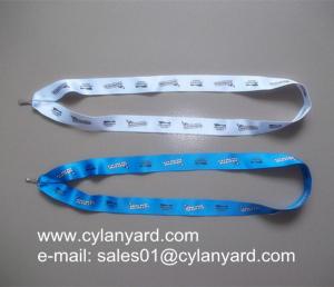 China V shape sublimation ribbon for medal, V sublimated lanyard to medals on sale