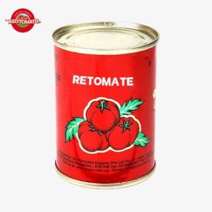 Quality Canned Triple Concentrated Tomato Paste 425g Hard Open Lid Per Tin wholesale