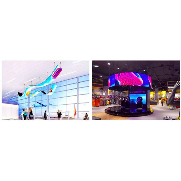 Longvision Commercial Flexible Curved Led Screen Display Panels Soft Module