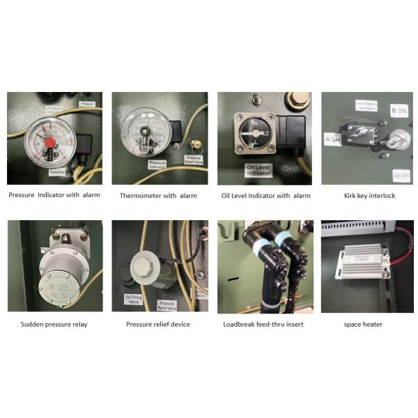 UL listed 1500Kva Three Phase Pad Mounted Transformer Power system distribution Multi-voltage 13.8KV 13.2KV 12.47KV To 480V ASNI Standards