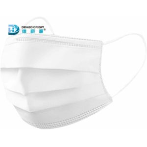 Buy cheap Adult White 3 Ply Dust Proof Face Mask Antiviral Medical Protective Face Masks from wholesalers