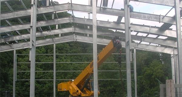 Portal Steel Frame Warehouse Construction Big Wind Load