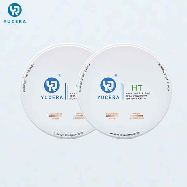 1200MPa HT Dental Zirconia Block Zirconium Oxide High Flexural Strength