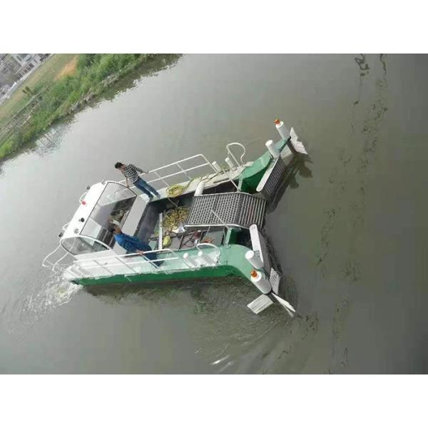 12 Cubic Capacity Model Hyacinth Harvesting Cabin Equipped Aquatic Weed Cutter Suit For All Water Plants