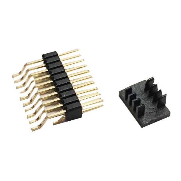 Cheap Pin Header Connectors 2.0mm Pitch Npin Right Angle SMT Type Male Header Z Type Single Dual Row Reel With Cap Packing for sale