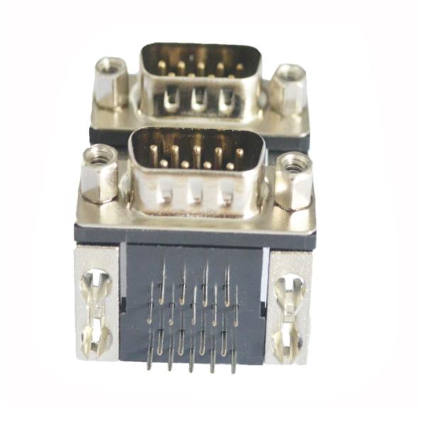 Male To Male D Sub Connector DIP Double Row With Tin Or Gold Over Nickel