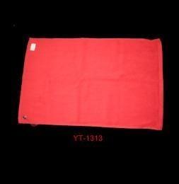 China 100% Cotton Golf Towel in Red Color with Hook as Yt-1313 on sale