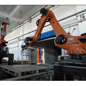Quality Material Handling Robots Kuka KR210 Industrial Robot Cell Solution wholesale