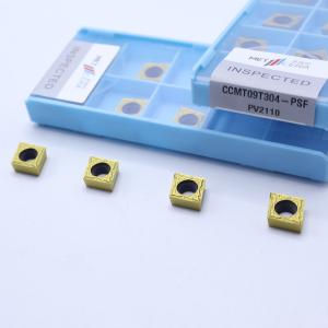 China CCMT09T304 PVD Coated Cermet Turning Inserts,CCMT Insert Mutilayer Coated Lathe Replacement Inserts for Lathe Turning Tool Holder Boring Bar on sale