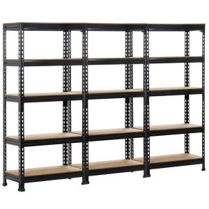 Quality 5 Tier Storage Shelf Rack Adjustable Metal Garage Storage Rack Garage Shelves wholesale