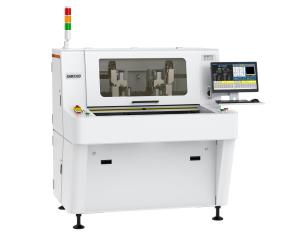 China Genitec Offline Twin Spind Router Machine PCB Router Machine with Dual Tables for SMT GAM330D on sale