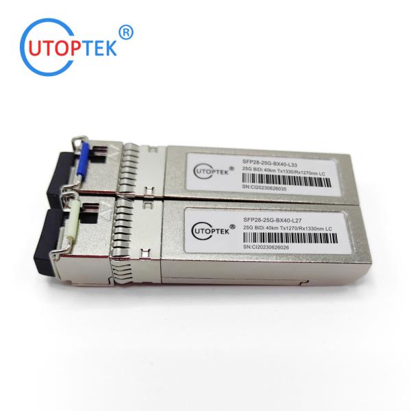 SFP28 25G BiDi LC 40km 1270nm/1330nm Fiber optical solution Networks for Cisco Huawei HP Juniper