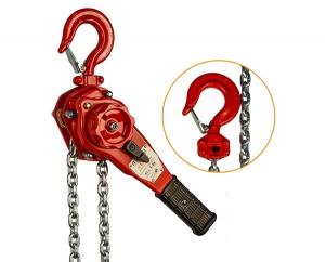 China Rotary 1/2 Ton Chain Fall Lever Block Chain Industrial Lifting JTVGP on sale