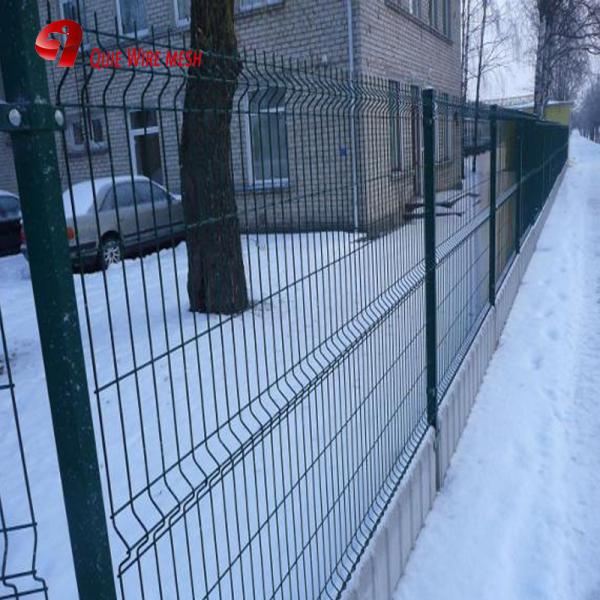 6 Gauge Panel Security Bending Garden Mesh Welded Curved 3D Fence