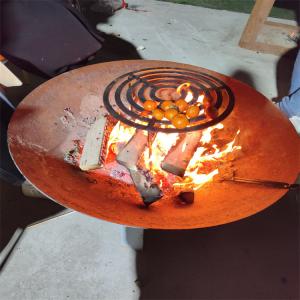 Quality Metal Stamping Firebowl Customized Steel Fire Pits Weather Resistance wholesale