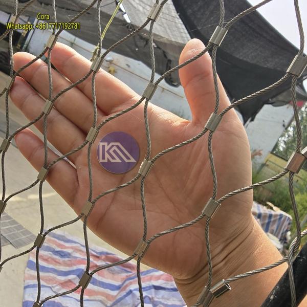 Ss316 Marine Anti Drone Netting Safety Rope Nets Safety Net Drone Enclosure Netting