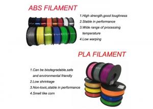 Quality HIPS / ABS / PLA / HIPS 3D Printer Filament 1.75mm / 2.85mm wholesale
