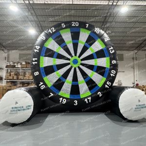 China Inflatable Football Shooting Dartboard Game Giant Inflatable Soccer Target Dart Inflatable Soccer Dart Board for Outdoor on sale