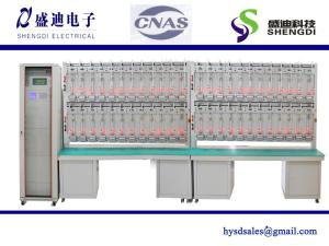 48 position single phase energy meter test bench,0.1% Accuracy class.1-4,3-2 double CIRCUIT current meter for INDIA
