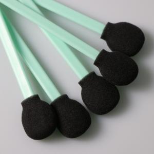 Quality SGS Certificated Cleanroom Swab With Black Big Round Head For Printer Cleaning wholesale