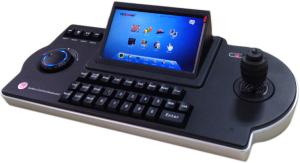 Quality PE5128ST IP PTZ keyboard Controller For IP Camera Decoding &amp; Control, with inner screen to display,1ch HDMI Output wholesale