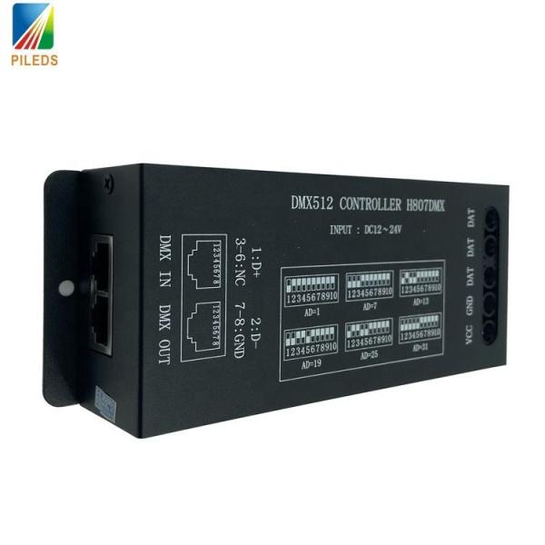 Cheap Connect DMX512 Console Controller H807DMX 1024 Pixel DMX SPI Decoder for sale