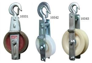 Quality SHT Grounding Wire Stringing Block / 20KN Cast Steel Sheave Stringing Block wholesale