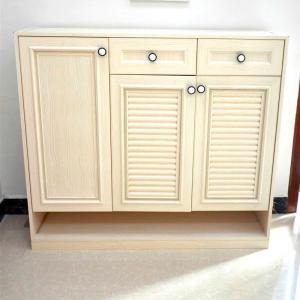 China Home Aluminum Storage Cabinet Sustainable Solid Wood Shoe Cabinet on sale