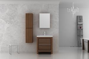 Quality Elegant Oak MDF Bathroom Furniture With Side Cabinet 800 x 25 x 700mm wholesale