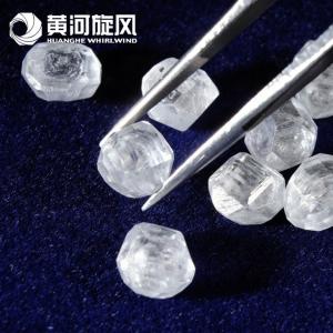 China White HPHT lab grwon Diamonds Low Price Loose Rough HPHT Diamonds ROUGH STONE/ Uncut on sale