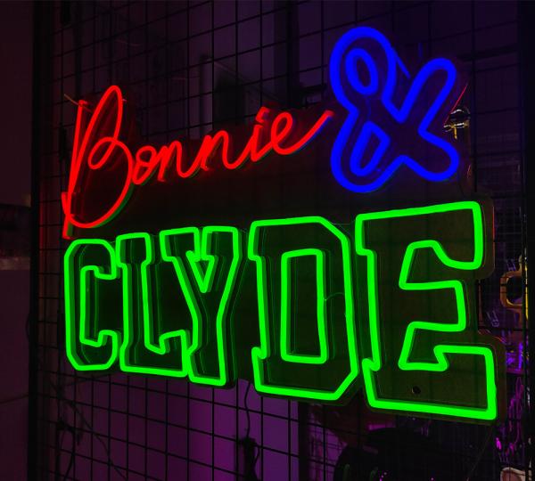 Cheap Bonnie&clyde Lover weeding party bedroom house neon sign for sale