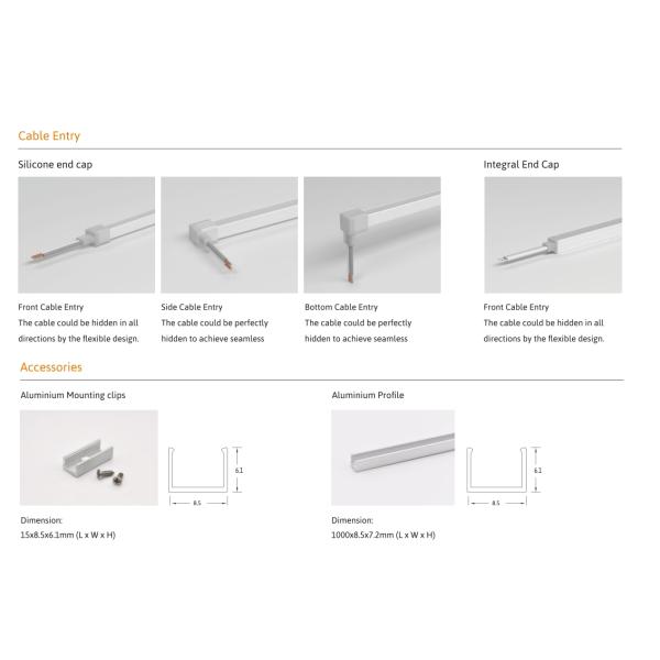 LEDCORP® Neon Flex / Top Bend Digital High Light Transmittance Environmental Protection