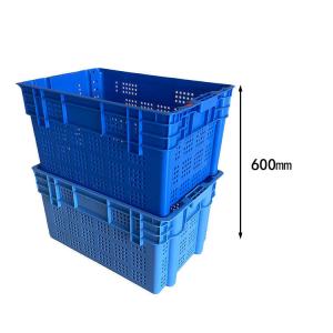 China Recyclable HDPE  Plastic Crates 200lbs Stackable Storage Crates on sale