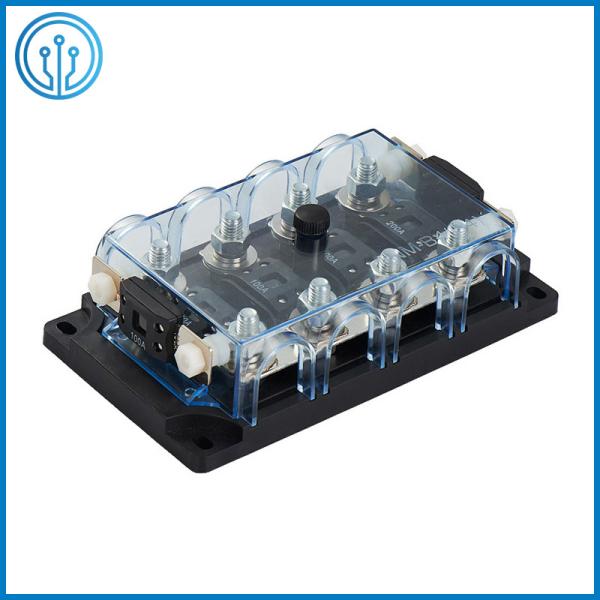 Flame Retardant 1 2 4 6 Multi Way Auto Fuse Holder For ANM ANMH Bolt On Fuse