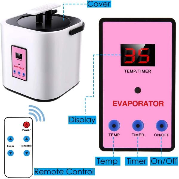 Portable Personal Indoor Spa Sauna Tent Computer Control Panel Computer Control Panel Steam Remote Control One Person Sauna for Home Relaxation