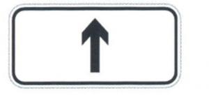 Quality Low Cost Rectangular Shaped Sign Outdoor Direction Sign White and Black Traffic Plate On Sale wholesale